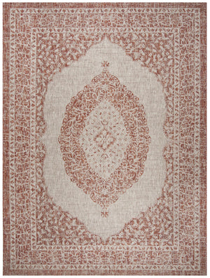Contemporary Area Rug, CY8751-36512, 243 X 335 cm in Light Beige / Terracotta