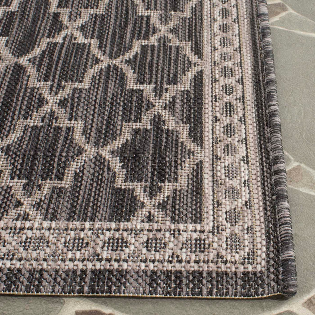 Safavieh Courtyard Rug Collection CY8871-36621 - Black / Beige