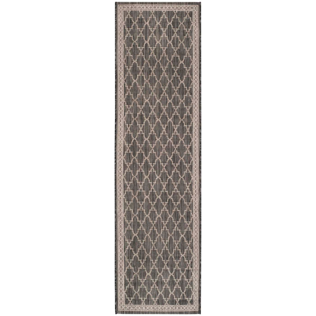 Safavieh Courtyard Rug Collection CY8871-36621 - Black / Beige
