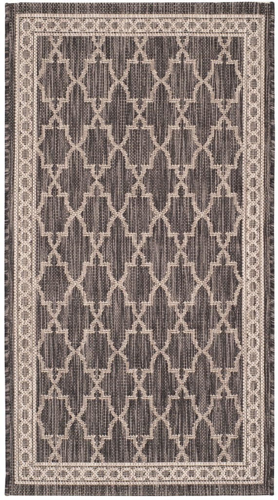 Safavieh Courtyard Rug Collection CY8871-36621 - Black / Beige