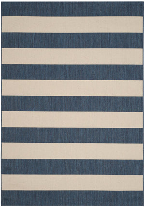 Contemporary Area Rug, CYB6600-268, 160 X 230 cm in Navy / Beige