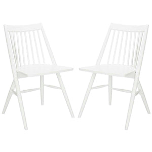 Safavieh Wren 19H Spindle Dining Chair-White (Set of 2)
