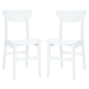 Safavieh Lucca Retro Dining Chair - White