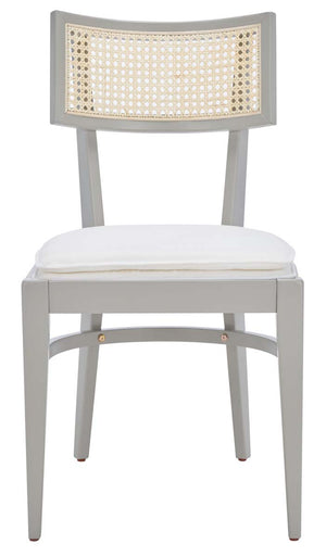 Safavieh Galway Cane Dining Chair - Grey / Natural