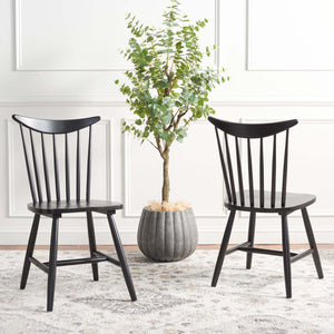 Safavieh Jodan Dining Chair - Black (Set of 2)