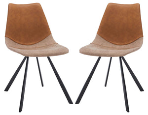 Safavieh Greer Dining Chair (Set of 2) - Cognac