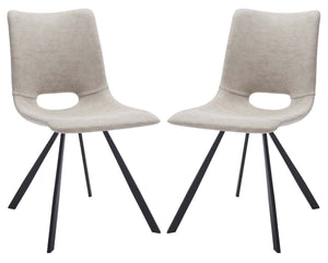 Safavieh Mika Dining Chair (Set of 2) - Stone Grey