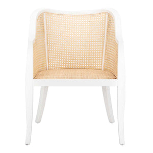 Safavieh Maika Dining Chair - White/Natural