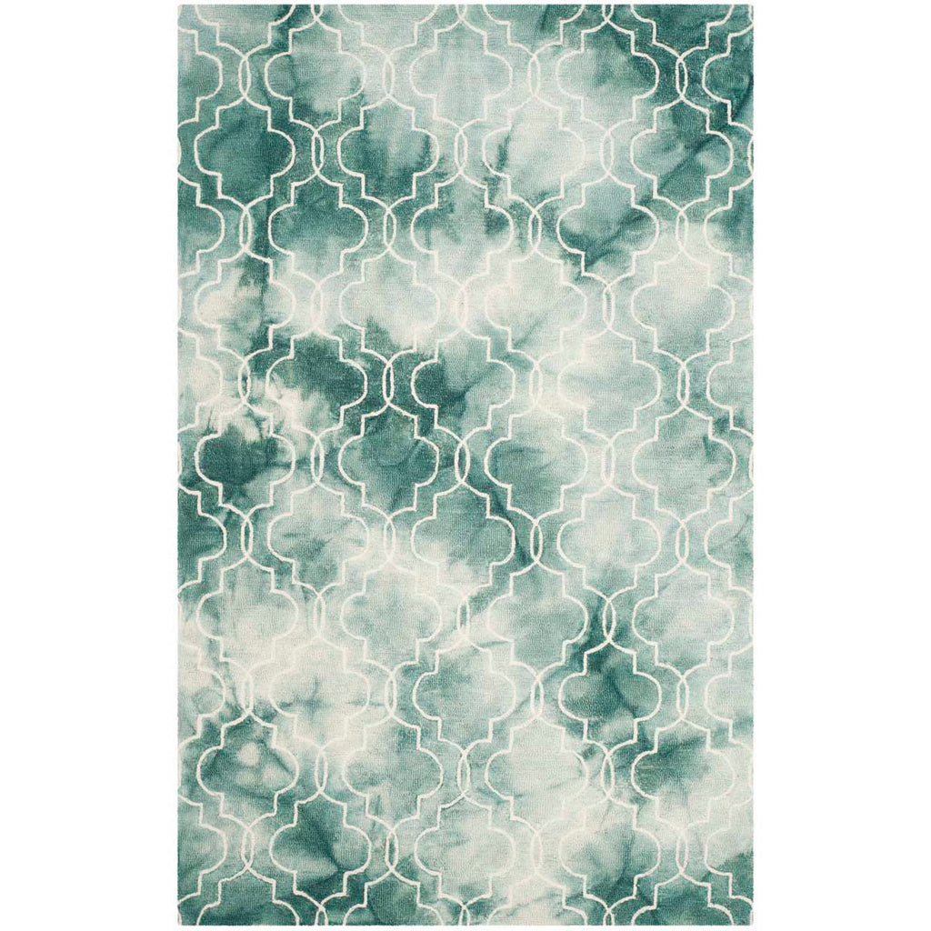 Safavieh Dip Dye Rug Collection DDY676Q - Green / Ivory