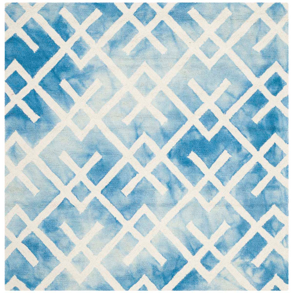 Safavieh Dip Dye Rug Collection DDY677G - Blue / Ivory