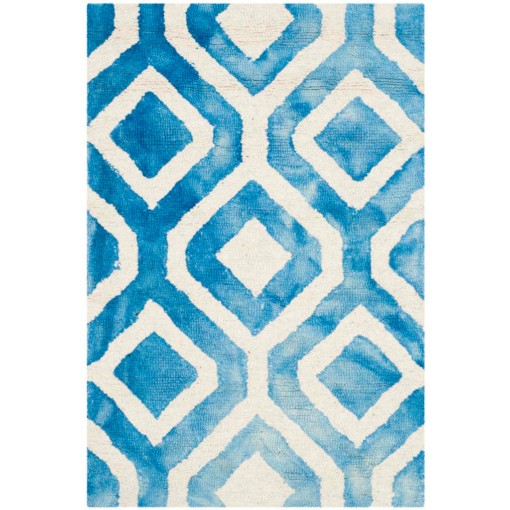 Safavieh Dip Dye Rug Collection DDY679A - Ivory / Blue