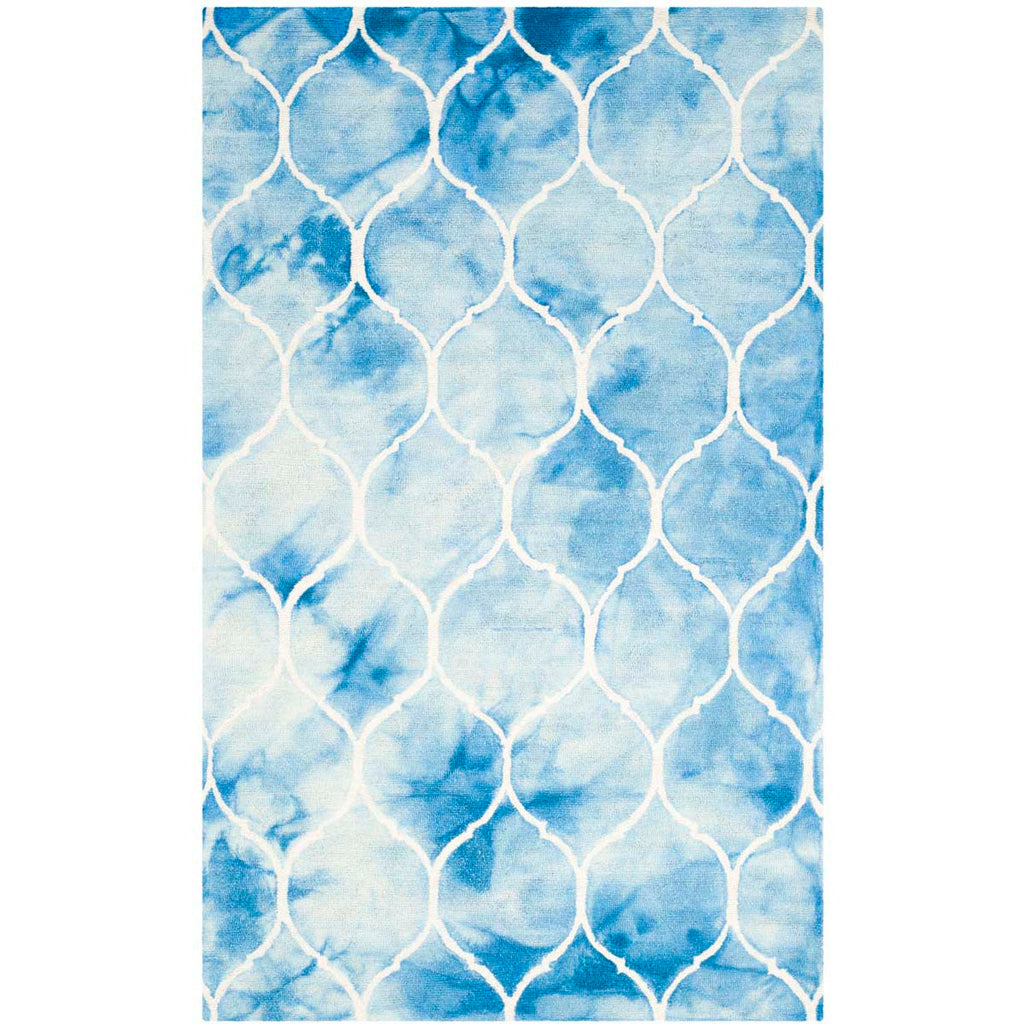 Safavieh Dip Dye Rug Collection DDY685G - Blue / Ivory