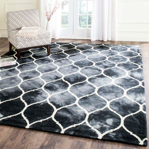 Safavieh Dip Dye Rug Collection DDY685J - Graphite / Ivory