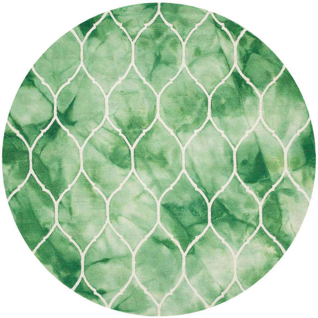Safavieh Dip Dye Rug Collection DDY685Q - Green / Ivory
