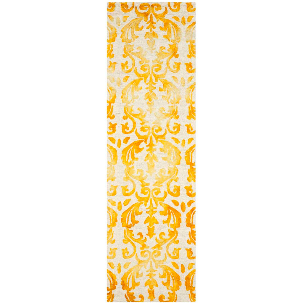 Safavieh Dip Dye Rug Collection DDY689A - Ivory / Gold
