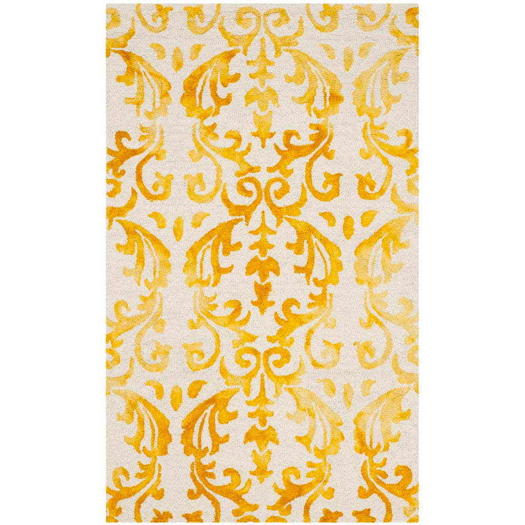 Safavieh Dip Dye Rug Collection DDY689A - Ivory / Gold