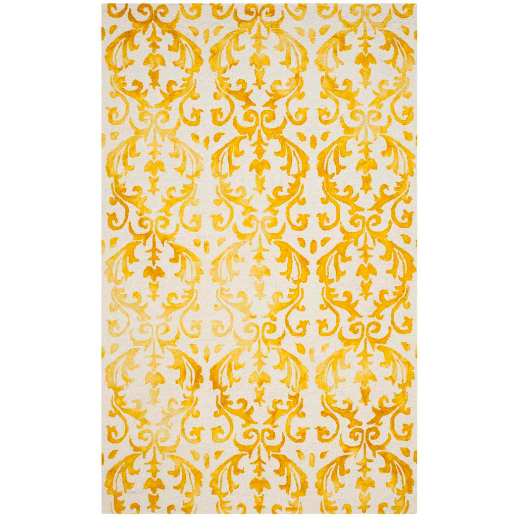 Safavieh Dip Dye Rug Collection DDY689A - Ivory / Gold