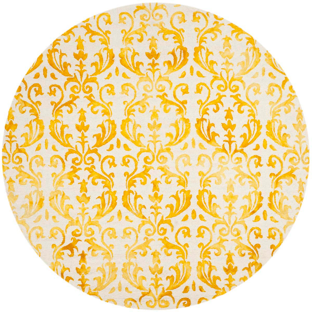 Safavieh Dip Dye Rug Collection DDY689A - Ivory / Gold