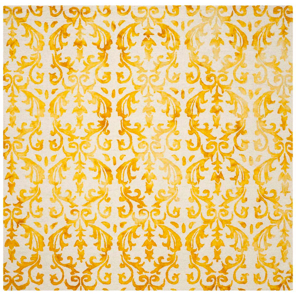 Safavieh Dip Dye Rug Collection DDY689A - Ivory / Gold