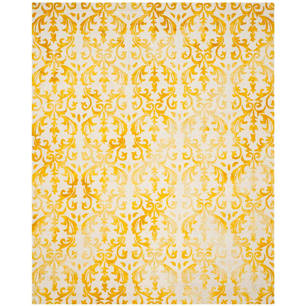 Safavieh Dip Dye Rug Collection DDY689A - Ivory / Gold