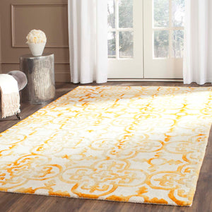 Safavieh Dip Dye Rug Collection DDY711C - Ivory / Gold