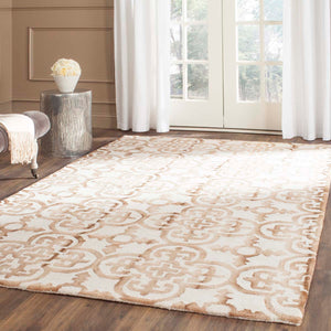 Safavieh Dip Dye Rug Collection DDY711E - Ivory / Camel