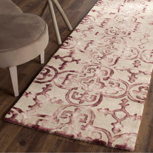 Safavieh Dip Dye Rug Collection DDY711G - Beige / Maroon