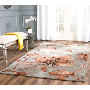 Safavieh Dip Dye Rug Collection DDY716K - Grey / Beige