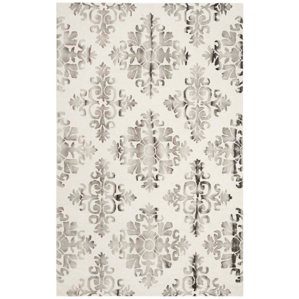 Safavieh Dip Dye Rug Collection DDY720D - Ivory / Charcoal