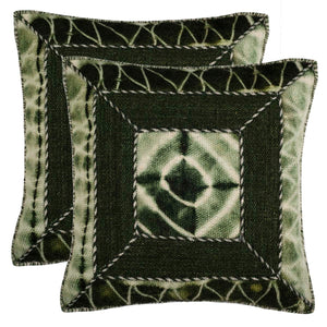 Safavieh Dip Dye Patch Pillow Cilantro