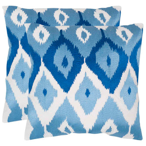 Safavieh Lexi Pillow Indigo Set Of 2