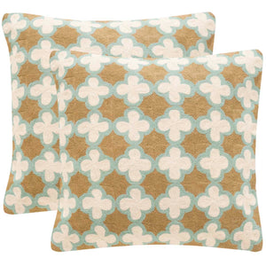 Safavieh Carna  Pillow - Amist Green
