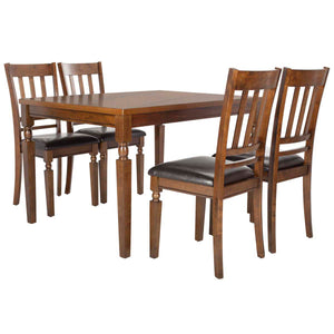 Safavieh Kodiak 5 Piece Dining Set - Light Oak
