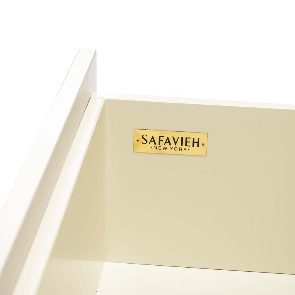 Safavieh Genevieve 3 Drawer Dresser - Cream/White Washed