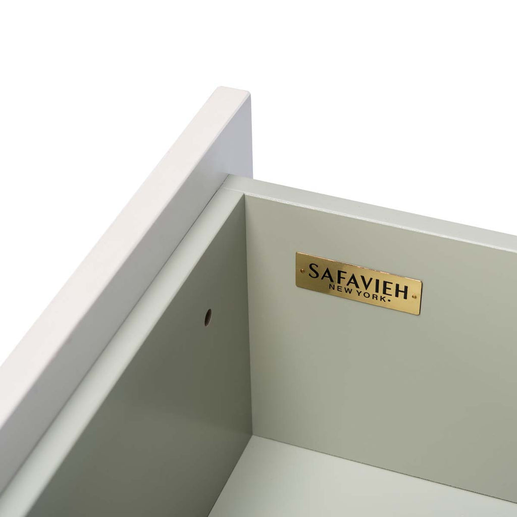 Safavieh Genevieve 3 Drawer Dresser - Grey/White Washed