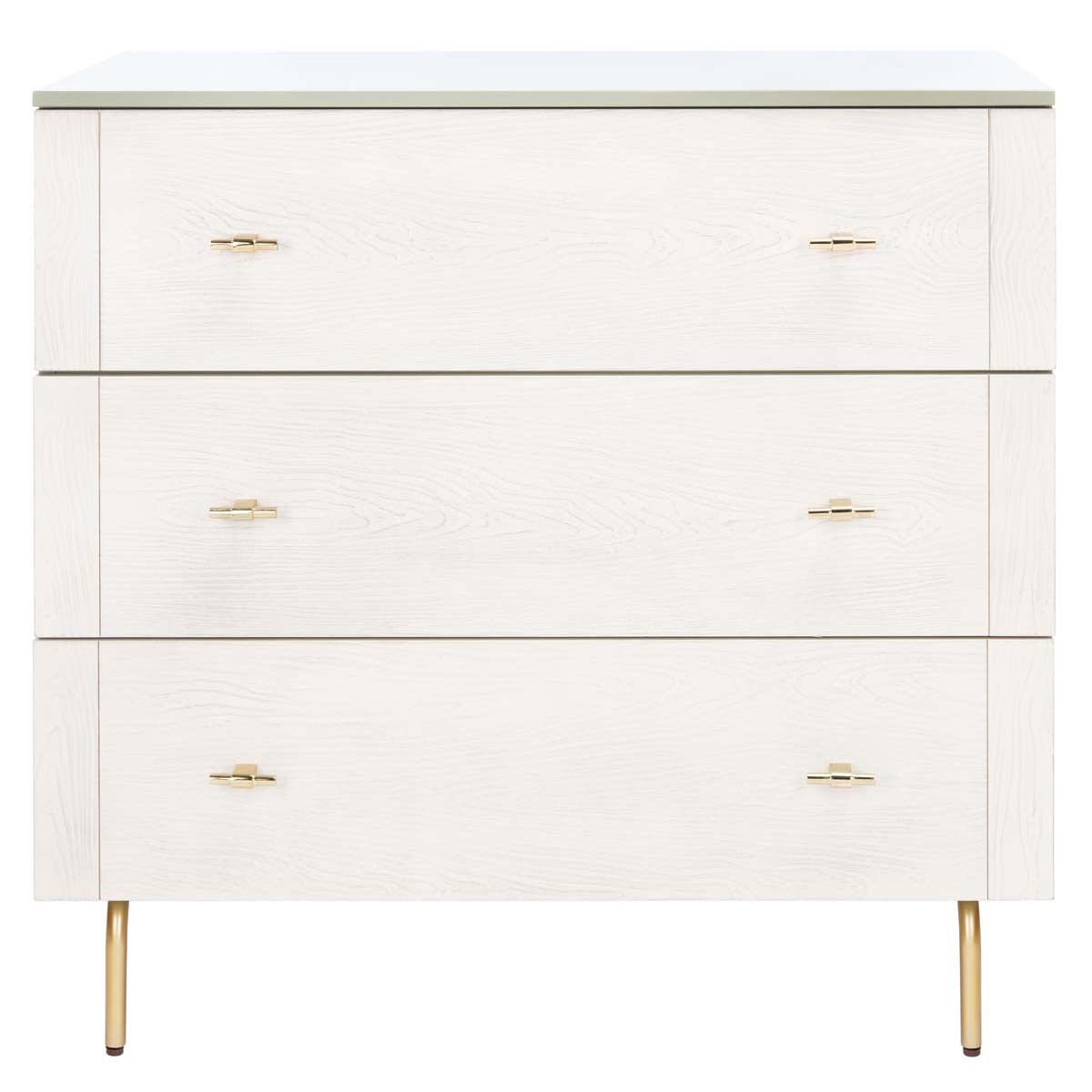 Safavieh Genevieve 3 Drawer Dresser - Grey/White Washed Safavieh Genevieve 3 Drawer Dresser - Grey/White Washed