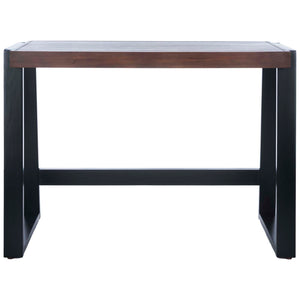 Safavieh Dennings Desk - Walnut / Black