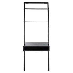 Safavieh Kamy 2 Shelf Leaning Desk - Black