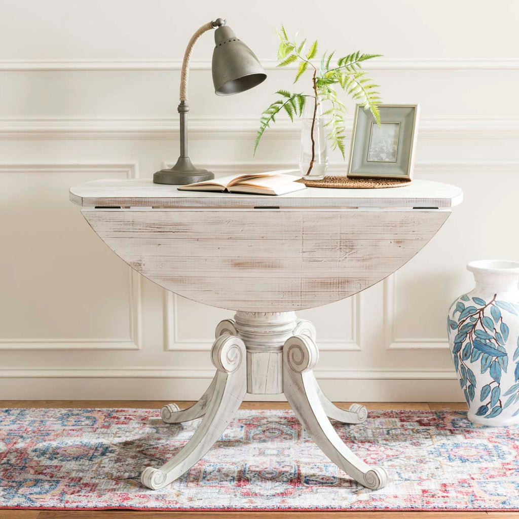 Safavieh Forest Drop Leaf Dining Table - Antique White
