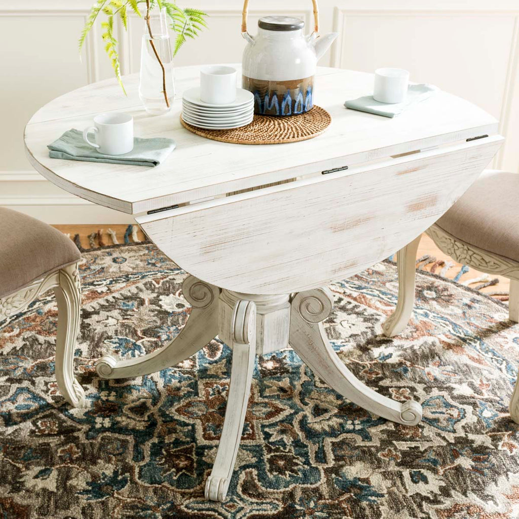 Safavieh Forest Drop Leaf Dining Table - Antique White