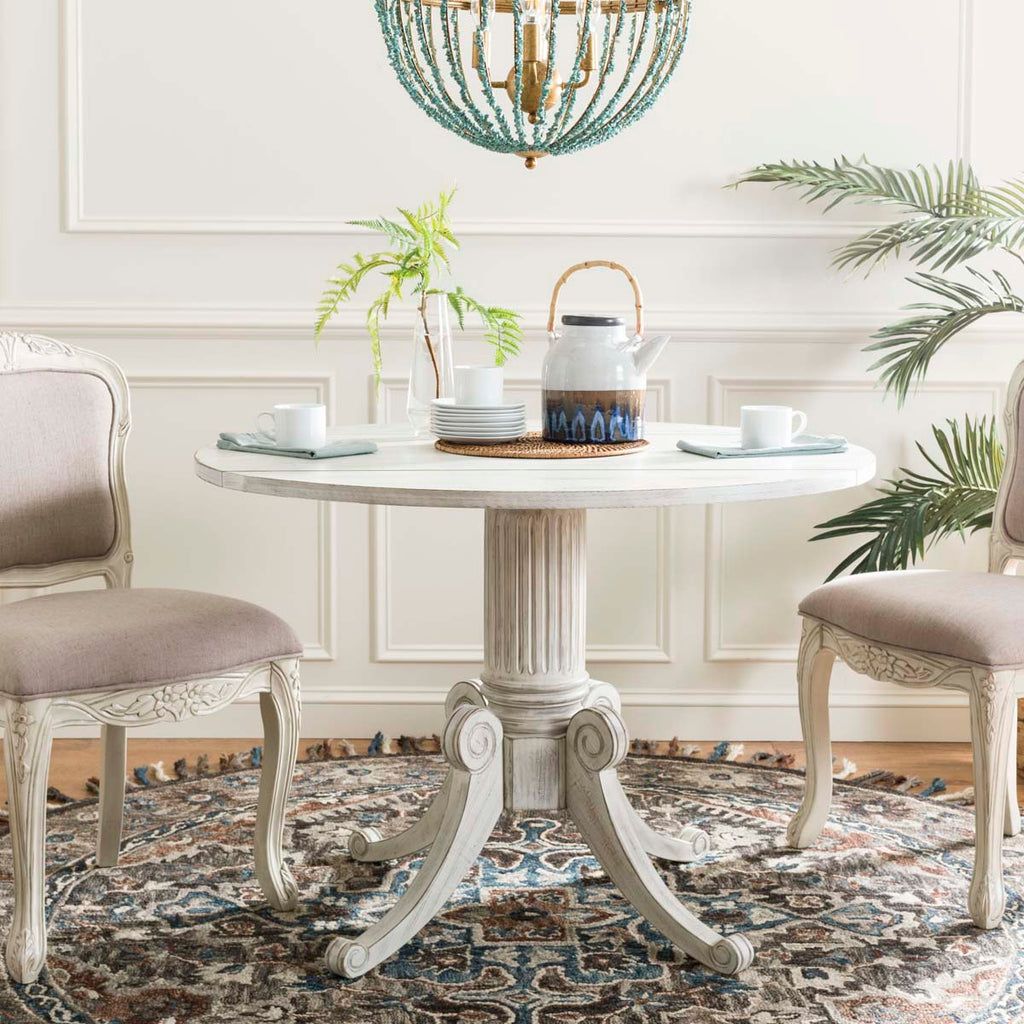 Safavieh Forest Drop Leaf Dining Table - Antique White