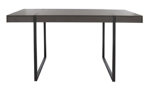 Safavieh Cael Dining Table - Charcoal / Black