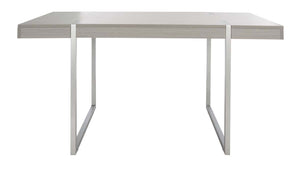 Safavieh Cael Dining Table - Grey / Silver