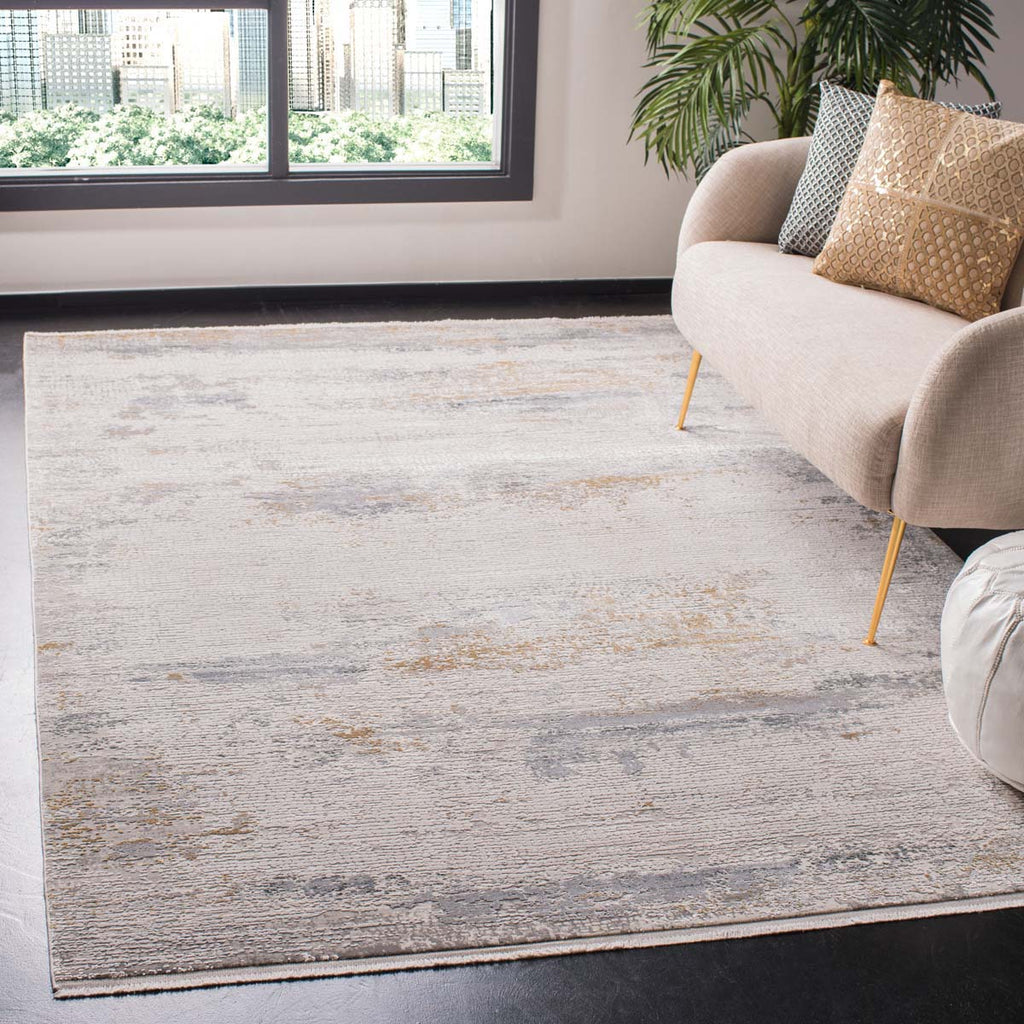 Safavieh Eclipse 700 Rug Collection ECL733F - Light Grey / Grey