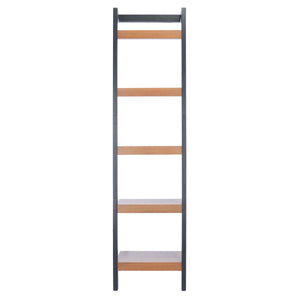 Safavieh Yassi 5 Tier Leaning Etagere-Natural / Charcoal