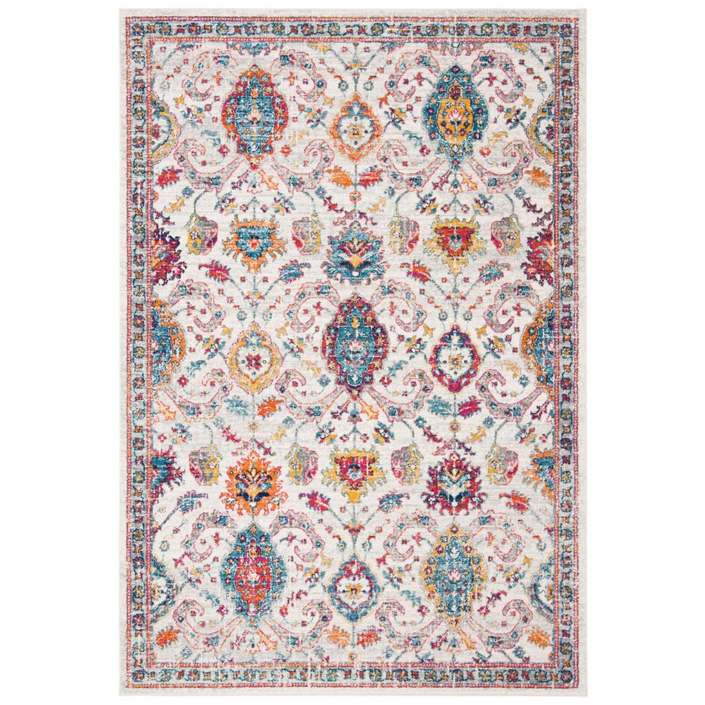 Safavieh Evoke Rug Collection EVK255B - Cream / Orange