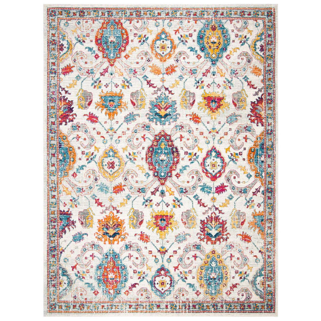 Safavieh Evoke Rug Collection EVK255B - Cream / Orange