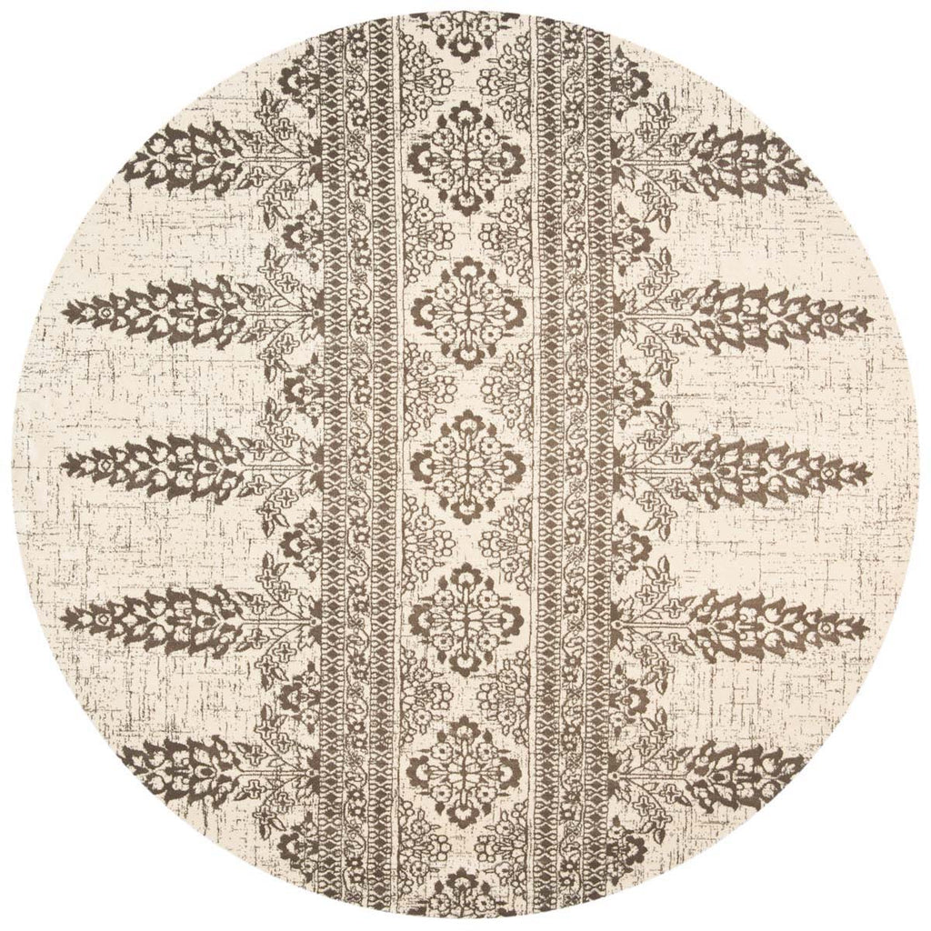 Safavieh Evoke Rug Collection EVK521S - Ivory / Silver