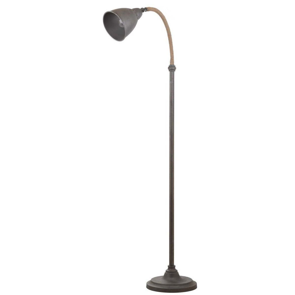 Safavieh Naldo 60 Inch H Floor Lamp-Dark Grey