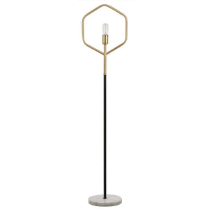 Safavieh Mave Floor Lamp-Gold/Black